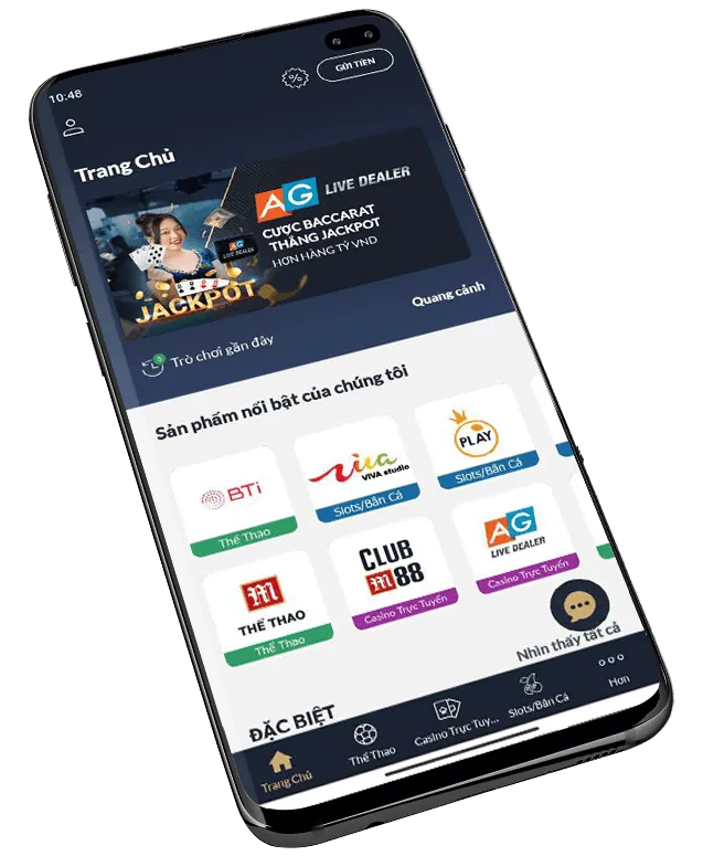Giao diện đặt cược thể thao trực quan tại vivu88